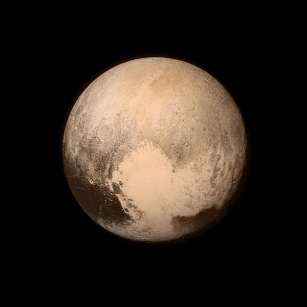 Plutón. Fuente: NASA/APL/SwRI